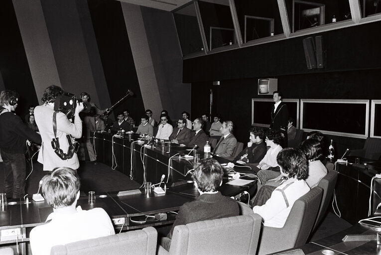 Fotografie 1: Plenary session in Strasbourg in april 1979.