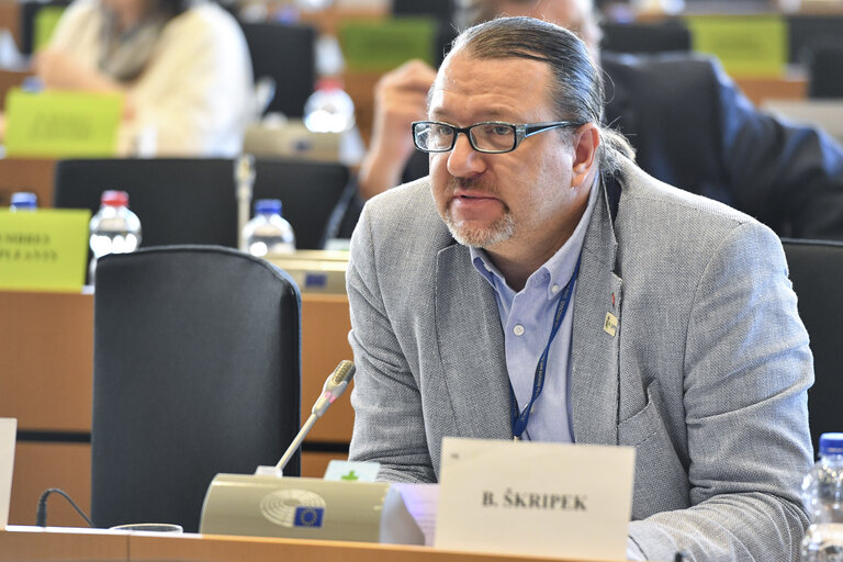 Photo 2: LIBE committee meeting - Vote on Implementing decision on subjecting the new psychoactive substances - report Branislav KRIPEK (ECR,SK).