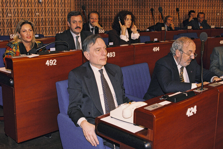 Plenary session at the European Parliament in Strasbourg