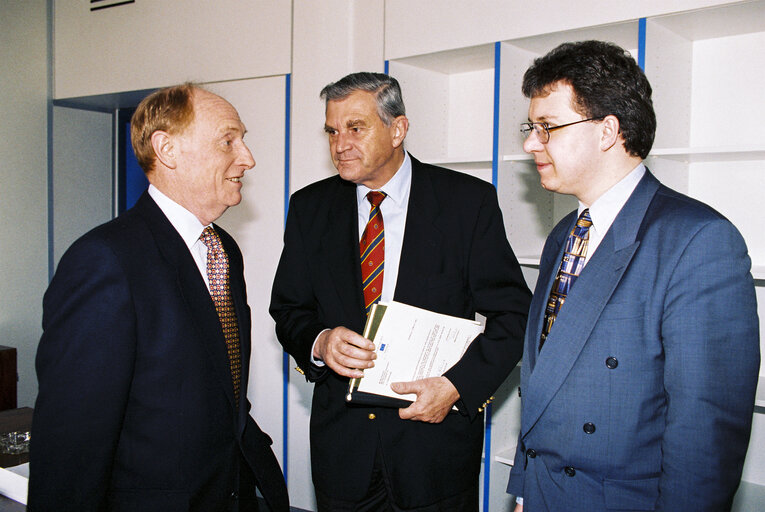 Meeting at the European Parliament in Strasbourg