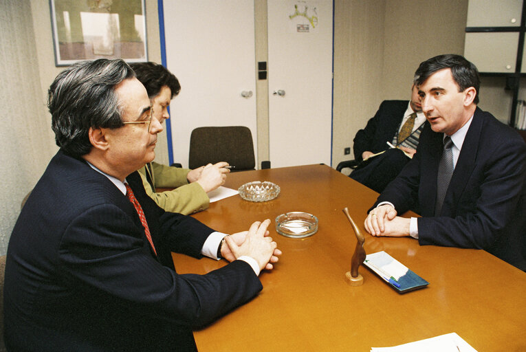 Meeting at the European Parliament in Strasbourg