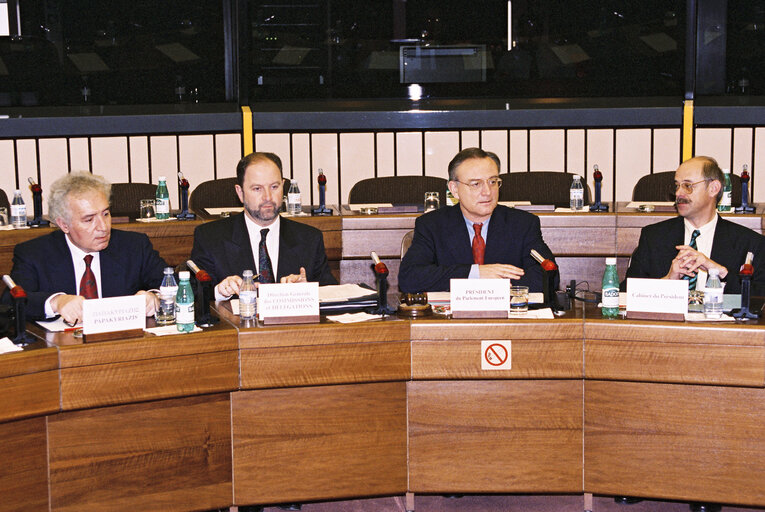 Meeting with a delegation of Bulgaria at the EP in Strasbourg