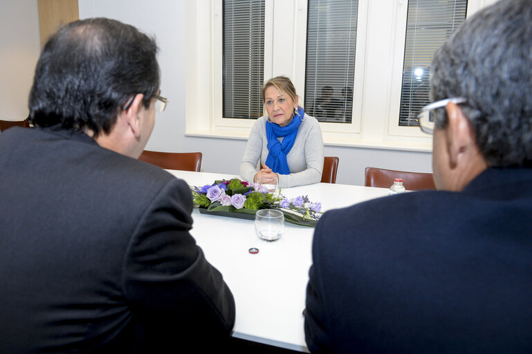 Eurolat representative Inmaculada RODRIGUEZ-PINERO meets with the Minister for Trade of Ecuador