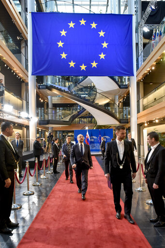 Martin SCHULZ - EP President meets with Robert FICO, Prime Minister of Slovakia