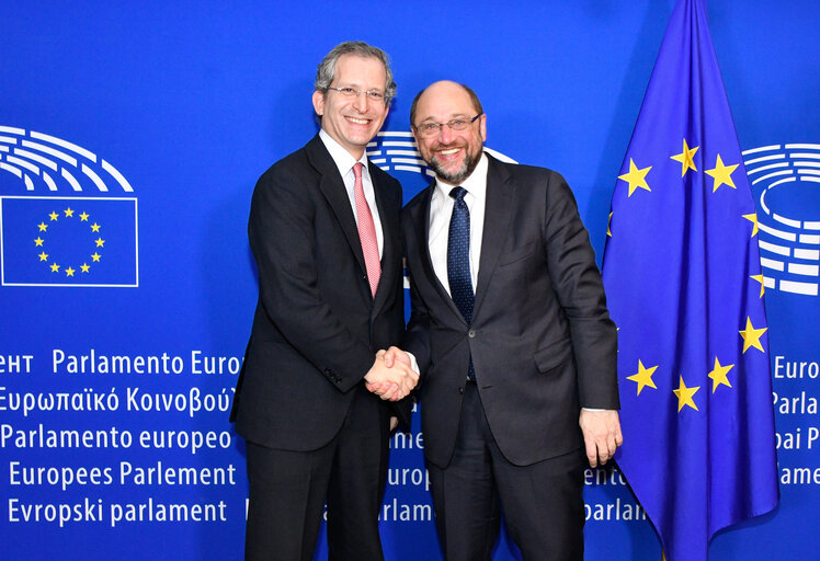 Martin SCHULZ - EP President meets with US Ambassador Anthony GARDNER