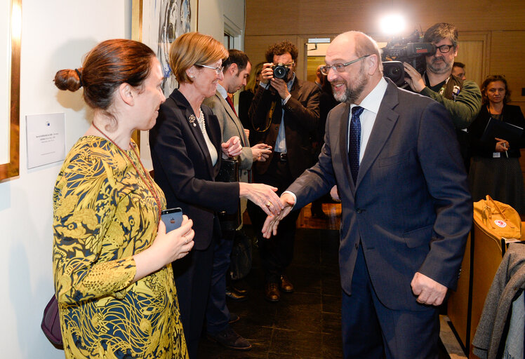 Foto 6: LUX Prize  EP President meets the laureates.