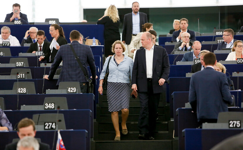 Foto 28: Plenary session in Strasbourg - Week 27  2016. Votes