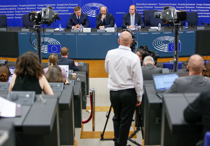 Official visit of Slovak Prime Minister to the European Parliament in Strasbourg.