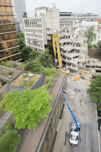 Fotografia 7: SQM building - Facade cleaning on the Square de Meeus building