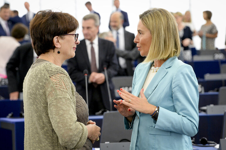 Foto 9: State of the Union 2016 - Statement by the President of the Commission - Plenary session week 37 at the EP in Strasbourg