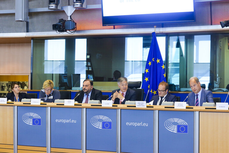 Foto 1: Interinstitutional conference with national parliaments on the future financing of the European Union.  The role of the EU budget