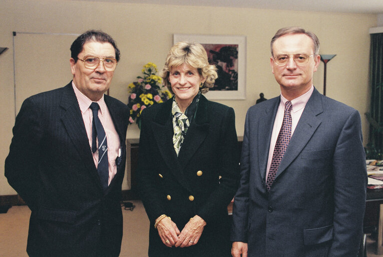 Klaus HANSCH EP President meets with John HUME