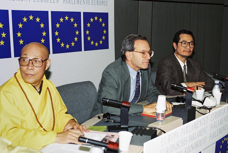 Press conference at the European Parliament in Strasbourg