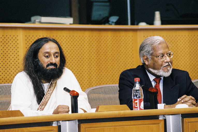 Meeting with an Indian musicien, Sri Sri Ravi SHANKAR