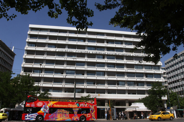 Finance Ministry building in Athens