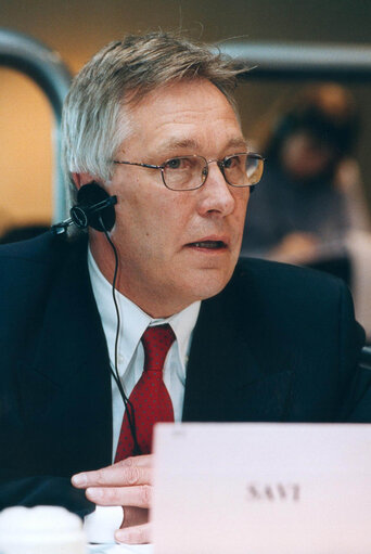 Observator in a meeting at the EP in Strasbourg.