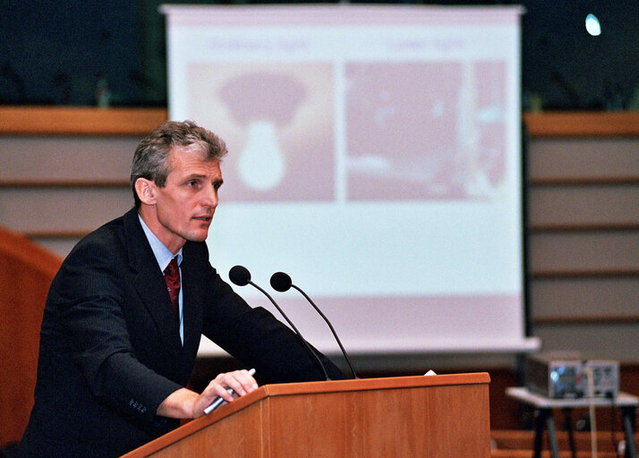 Yearly Conference of the STOA (Scientific and Technological Options Assessment) in presence of Wolfgang KETTERLE, German scientist, 2001 Nobel Prize laureate in Physics