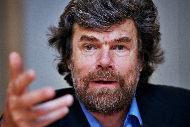 MEP Reinhold MESSNER attends a meeting in Brussels