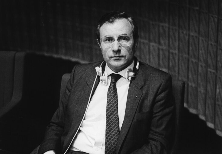 Jean-Marie Le CHEVALIER  in plenary session in Strasbourg