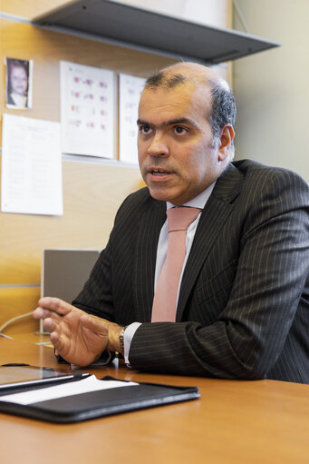 MEP Diego FEIO at the European Parliament in Brussels