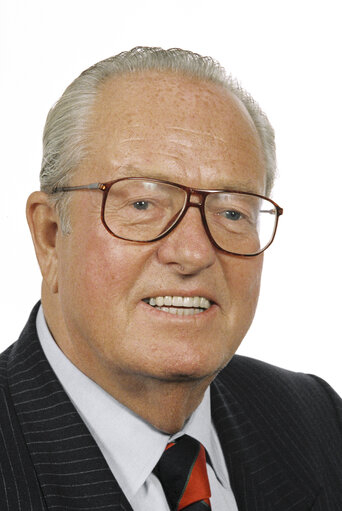 Portrait of MEP Jean-Marie LE PEN