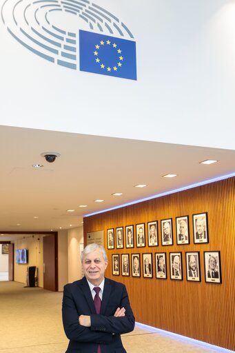 Fotografi 7: Lefteris Christoforou in the EP in Brussels