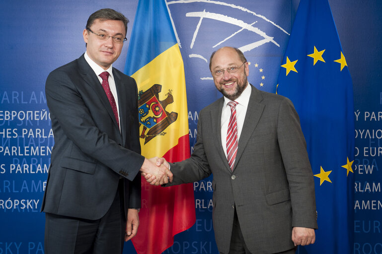 Foto 10: EP President meets with the speaker of the Moldovan Parliament.