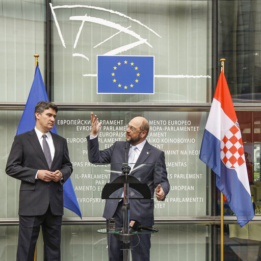 Fotó 15: Inauguration of the exhibition  Welcome Croatia  on accession of Croatia to the European Union