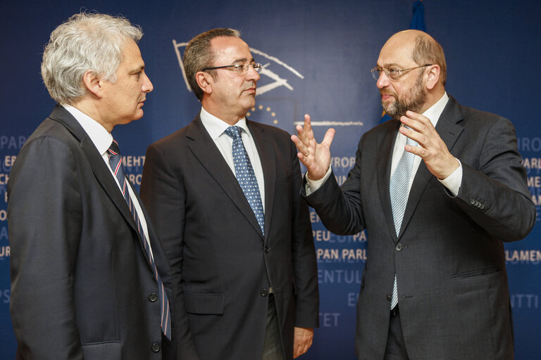 Martin SCHULZ - EP President meets with Portuguese MP Ricardo RODRIGUES