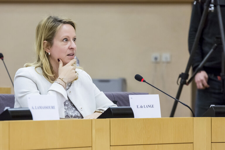 Photo 8: ECON Committee meeting in the Presence of the Dutch Minister for Finance