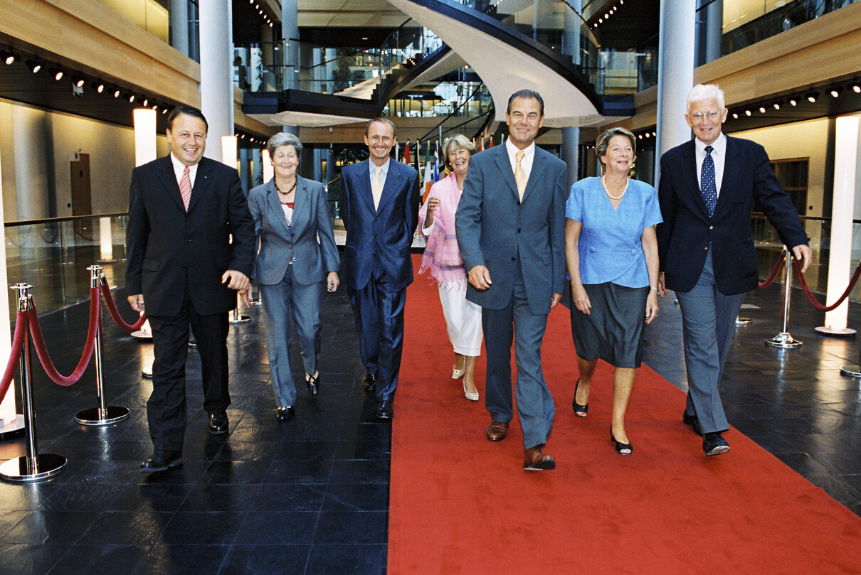 Group picture of the Austrian MEPs of the EPP group