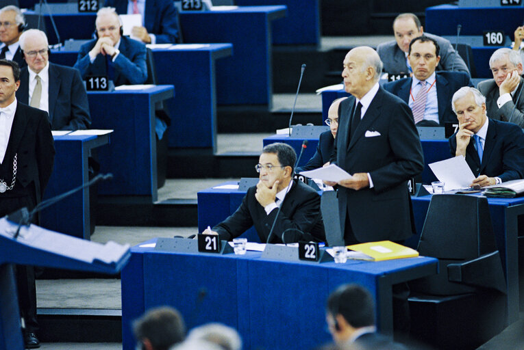 Foto 12: Plenary session in Strasbourg - Debate on the outcome of the European Convention on the Future of the European Union