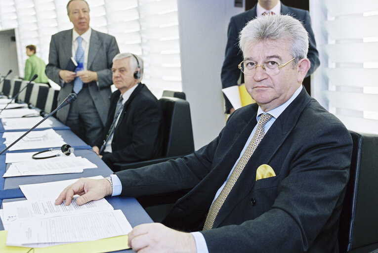 Fotografia 1: MEP Christos FOLIAS at the European Parliament in Strasbourg