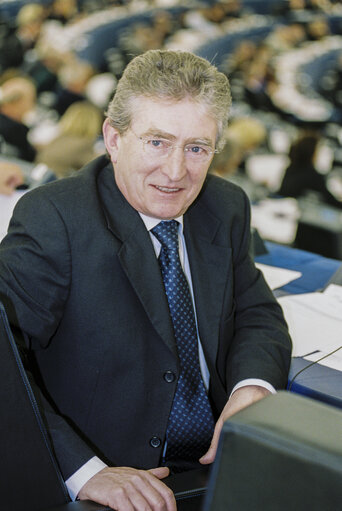 MEP Jean SAINT-JOSSE at the European Parliament in Strasbourg