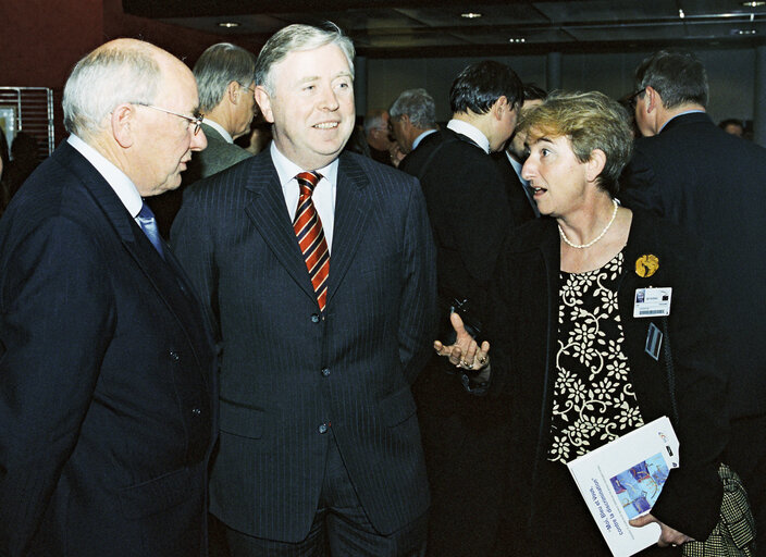 Fotografija 1: Exhibition on Moi, bleu et vous, contre la discrimination at the European Parliament in Strasbourg.