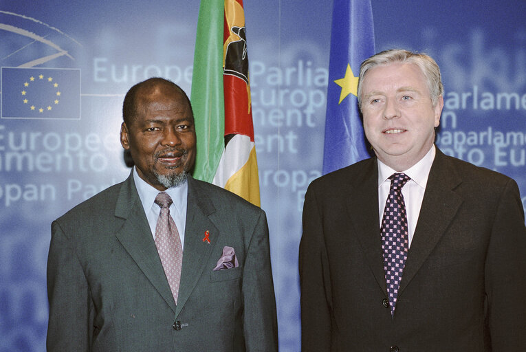 Fotografia 1: EP President meets with President of Mozambique and President of the African Union