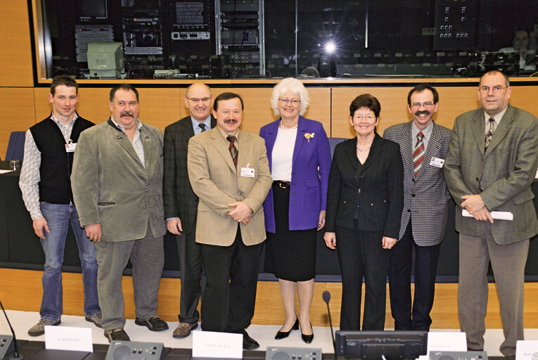 Fotografie 1: Meeting at the European Parliament in Strasbourg