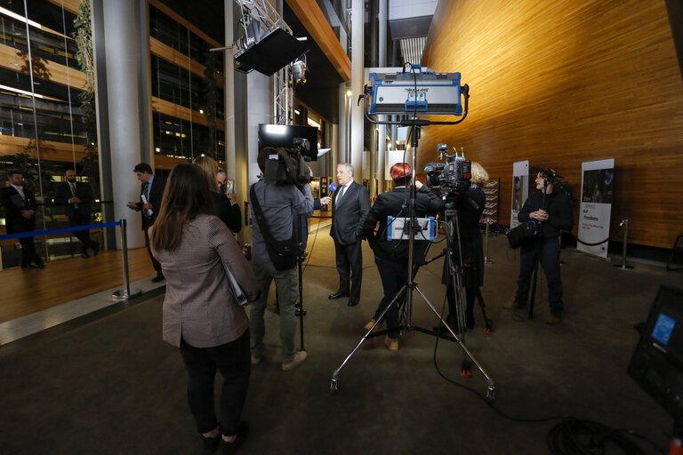 Foto 2: Antonio TAJANI - EP President in interview
