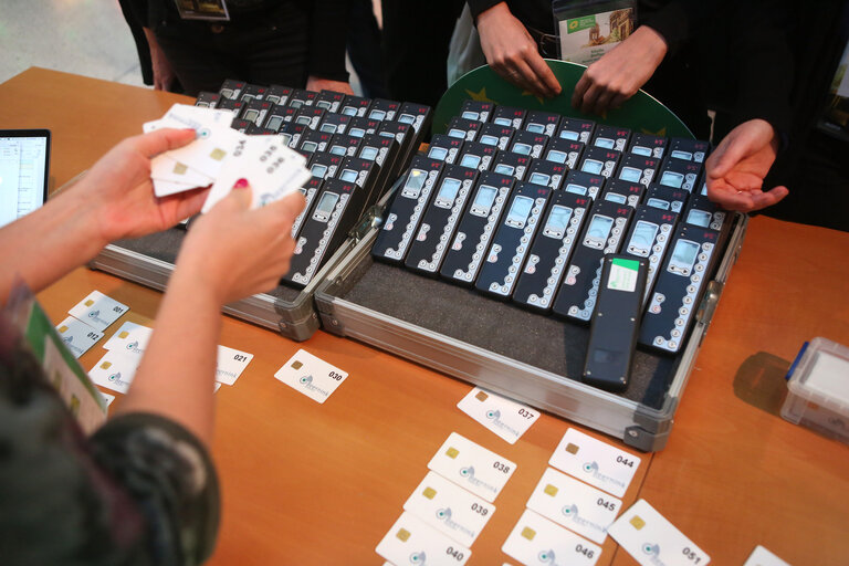 Photo 1: Greens congress in Berlin