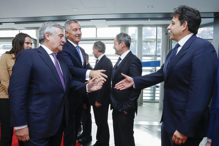 Billede 17: Visit of the President of Montenegro . Official welcome