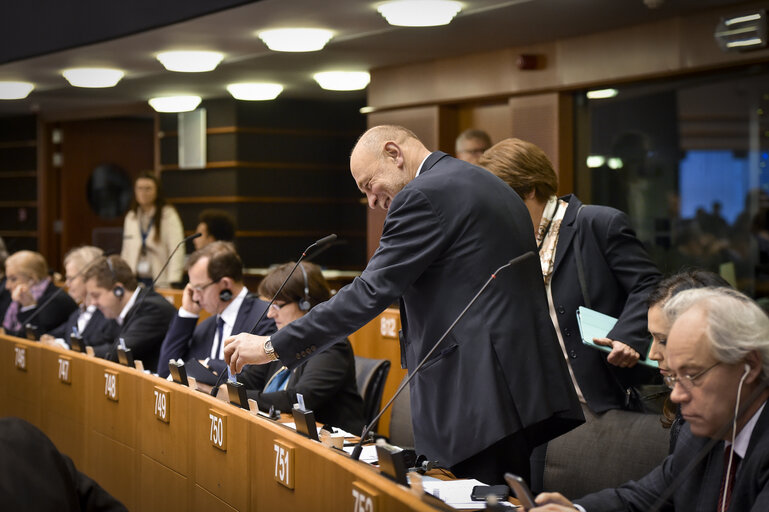 Boguslaw SONIK in the EP in Brussels