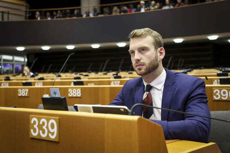 Jakob DALUNDE in the EP in Brussels