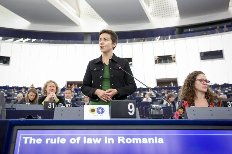 Fotografie 18: EP plenary session - The rule of law in Romania - Council and Commission statements