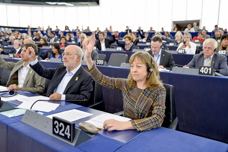 Jill EVANS in the EP in Strasbourg