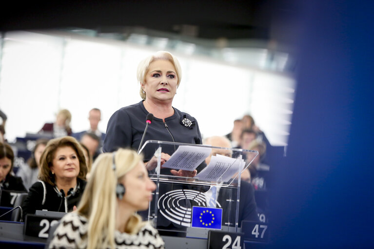 Fotografie 4: EP plenary session - The rule of law in Romania - Council and Commission statements