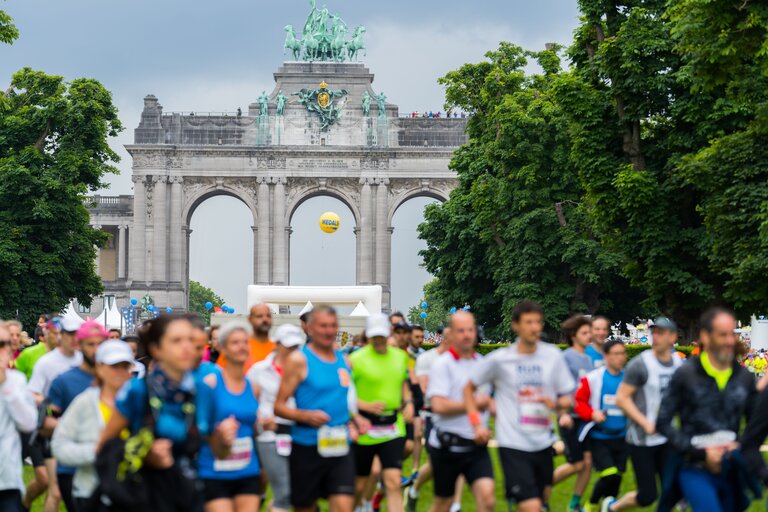 Fotografija 10: Brussels 20 km running race start