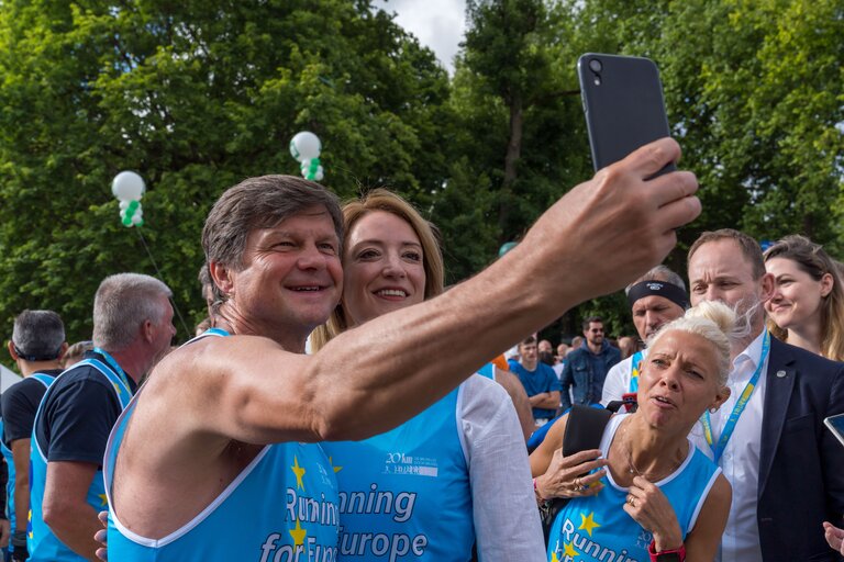 Fotografie 32: Brussels 20 km running race start