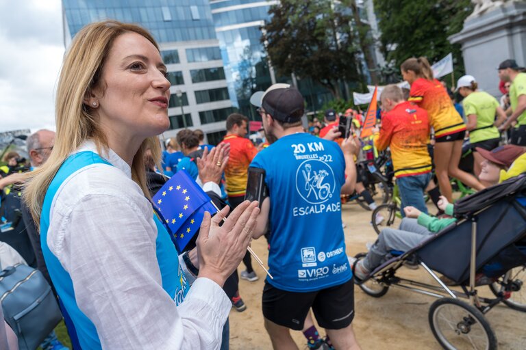 Fotografie 29: Brussels 20 km running race start