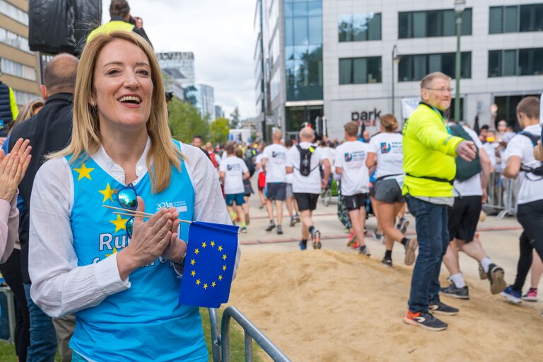 Fotografie 24: Brussels 20 km running race start