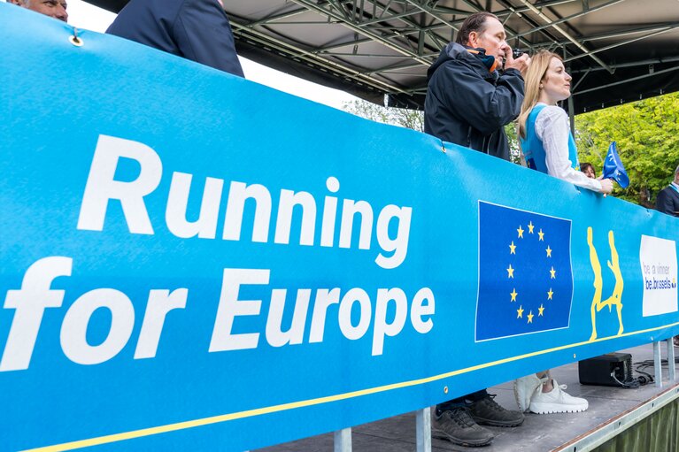 Fotografija 16: Brussels 20 km running race start